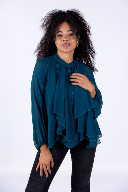 HaveOne - Camicia con gale