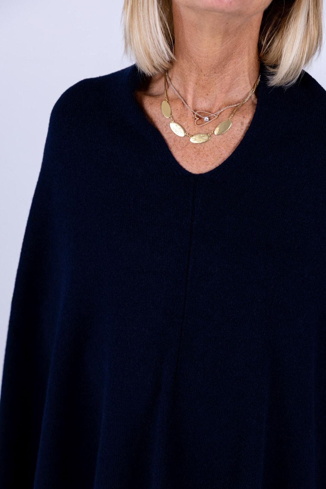Arvs - Poncho con frange