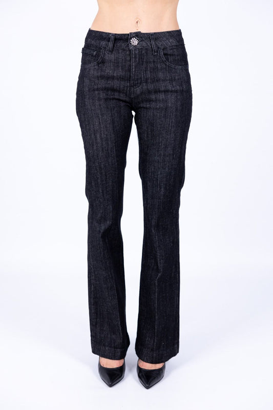 Susy Mix - Jeans con bottone gioiello