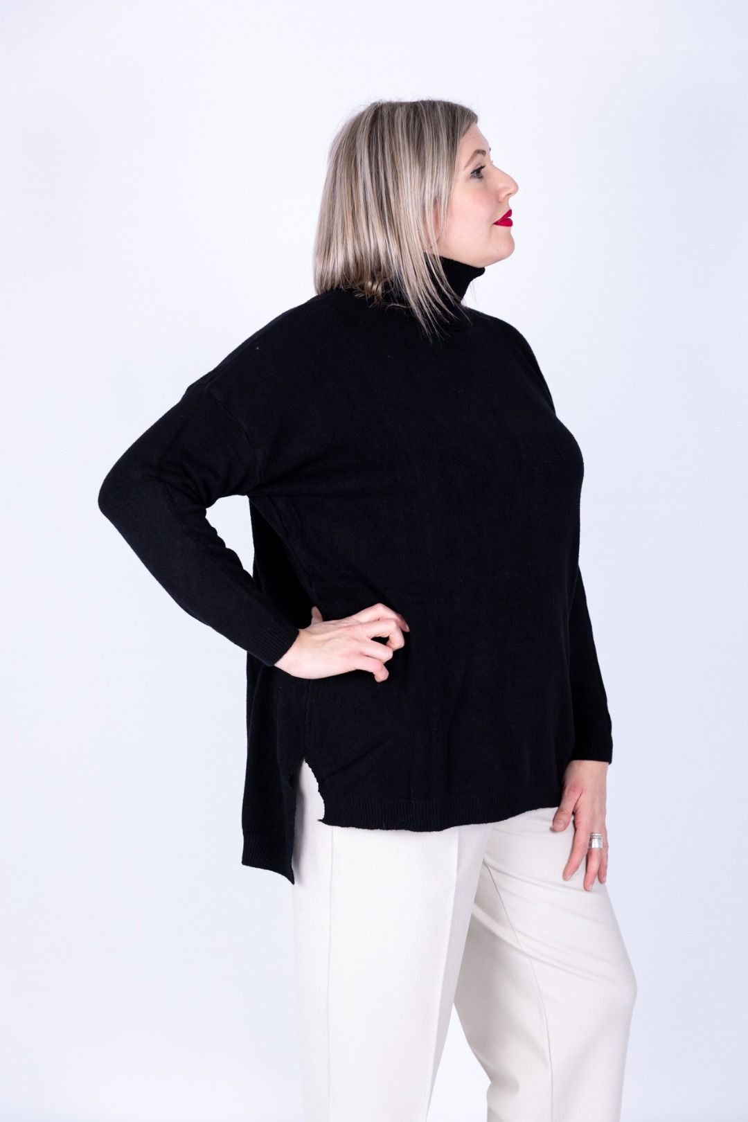 Susy Star - Maglia collo alto Over