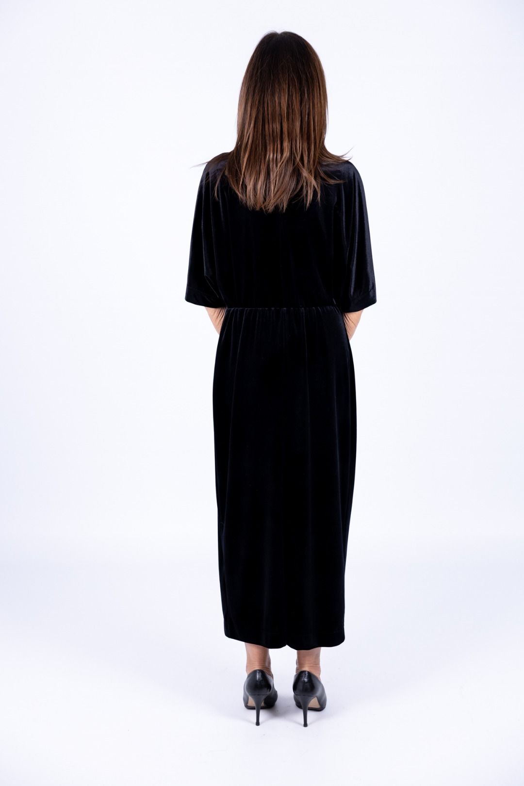 Tensione In - Abito ciniglia nero