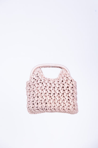Gulp - Borsa intrecciata lurex