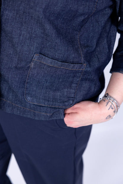 Ragno - Giacca Light Denim manica 3/4 C
