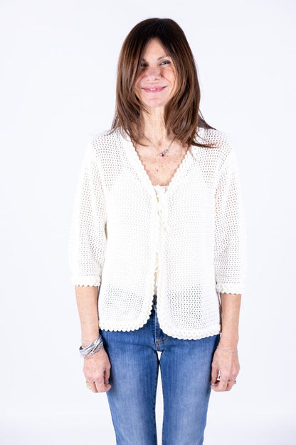 Le Streghe - Cardigan con fiocco