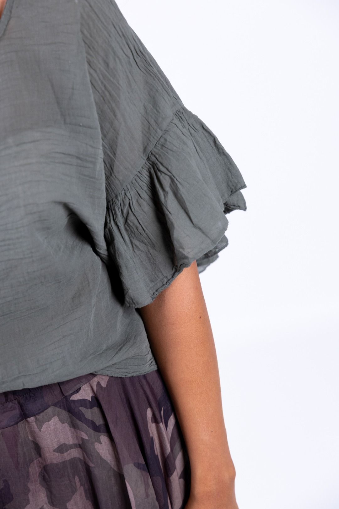 Novepuntouno - Camicina con voulant
