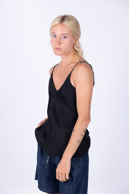 HaveOne - Top con bretellina scollo V