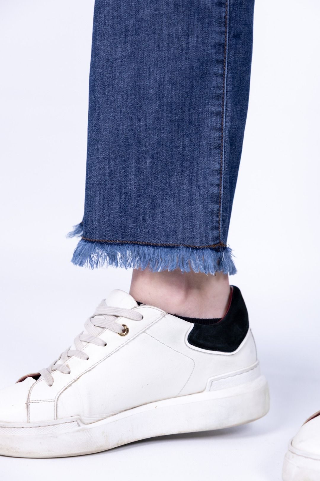 Ragno - Jeans straight pockets con frange C