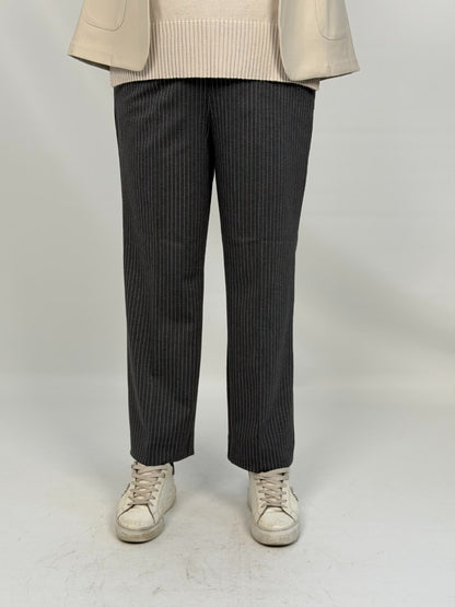 Ragno - Pantalone gessato Straight pocket C