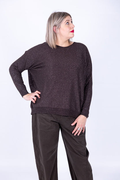 Susy Star - Maglia barca con lurex