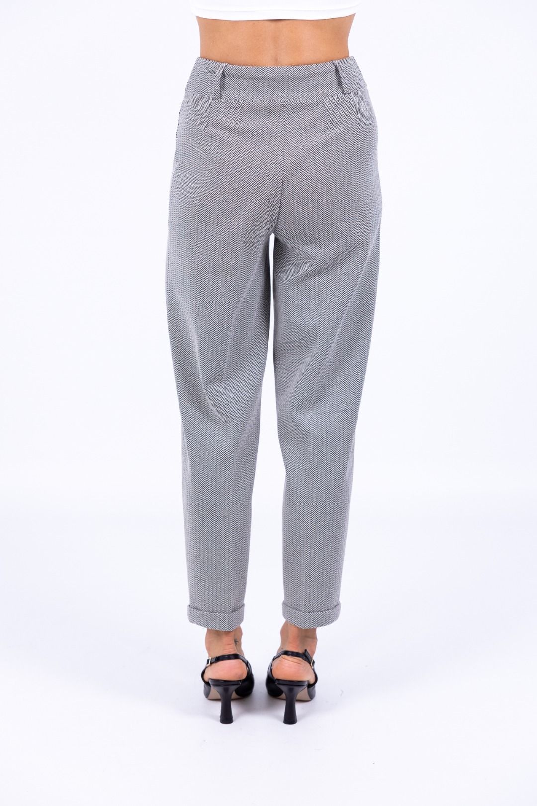 Ragno - Pantalone carrot spinato