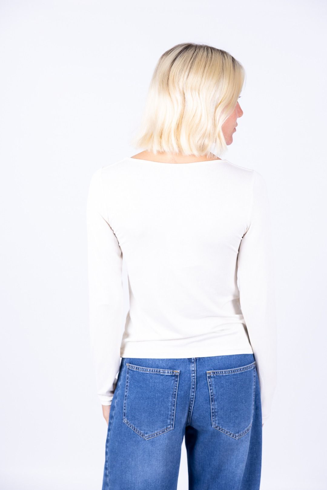 Susy Mix - Maglia scollo quadro