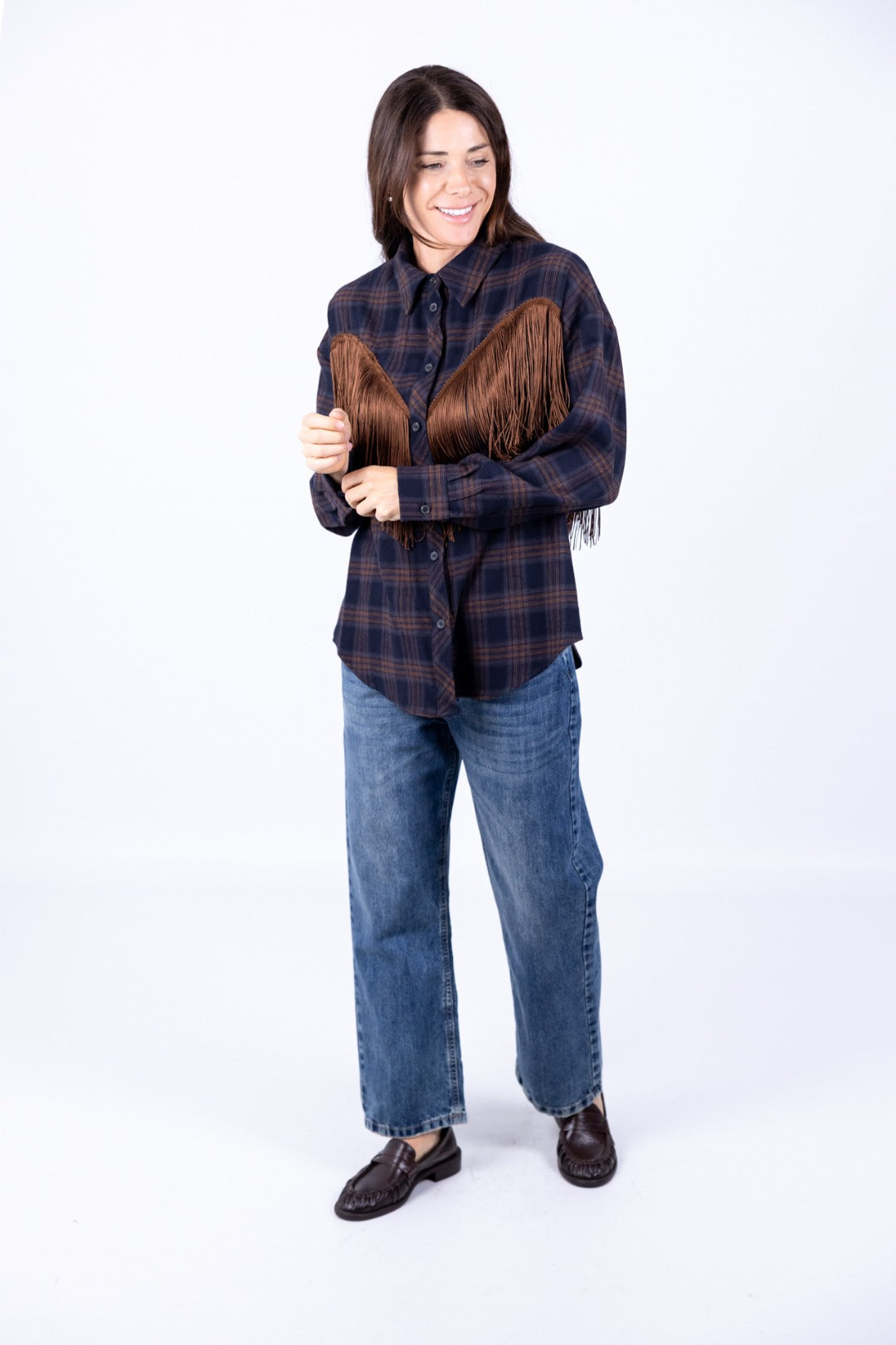 Tensione In - Camicia con frange