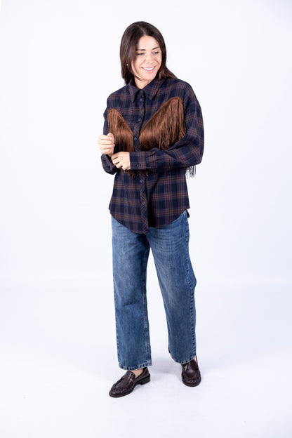 Tensione In - Camicia con frange