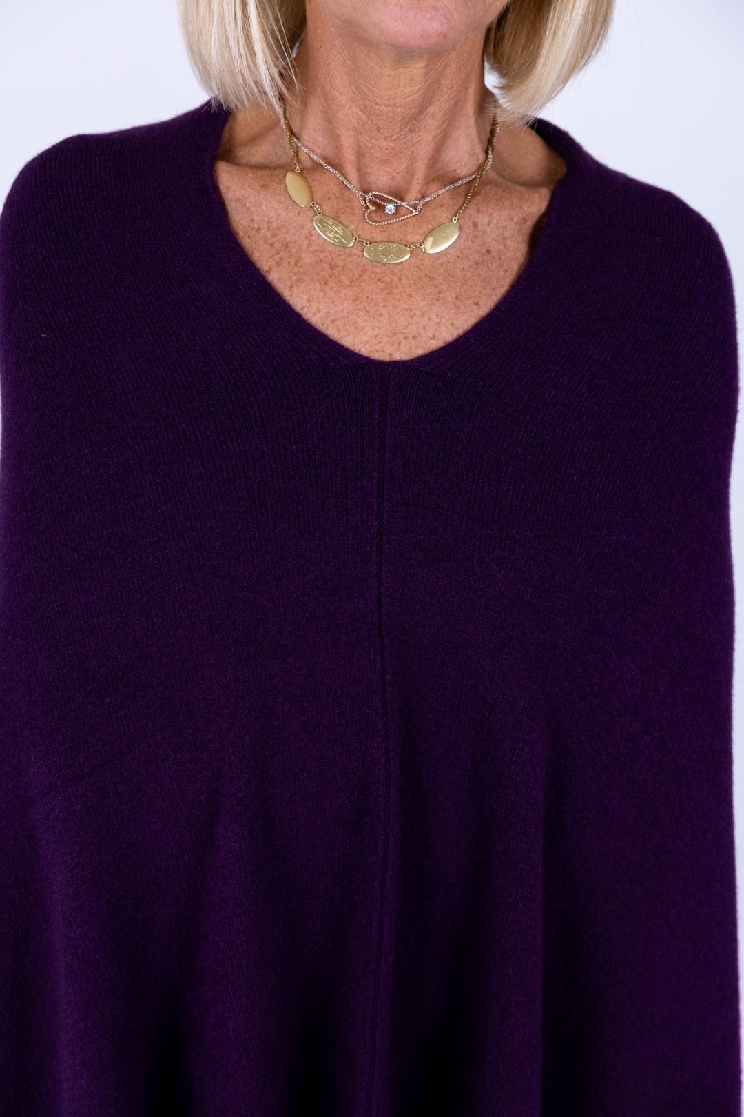 Arvs - Poncho con frange