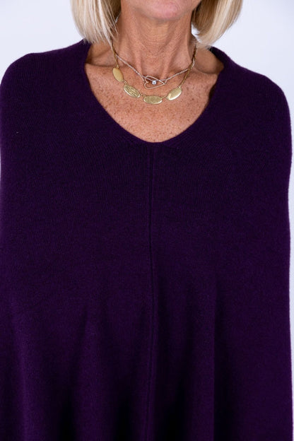 Arvs - Poncho con frange