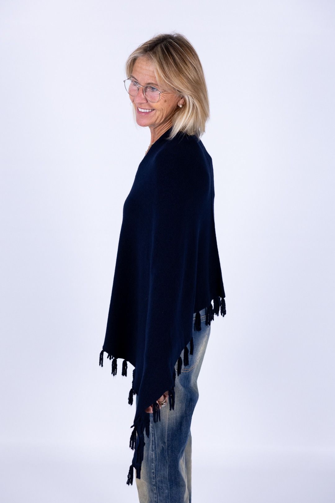 Arvs - Poncho con frange