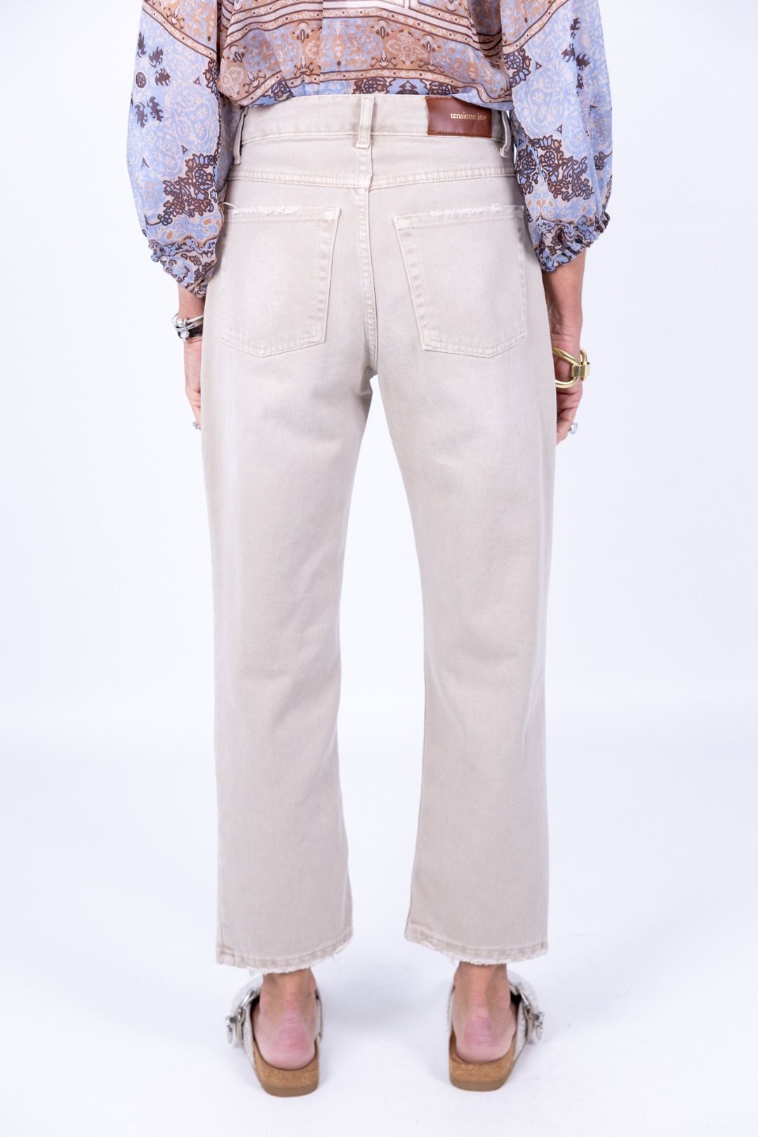 Tensione In - Pantalone regular in cotone