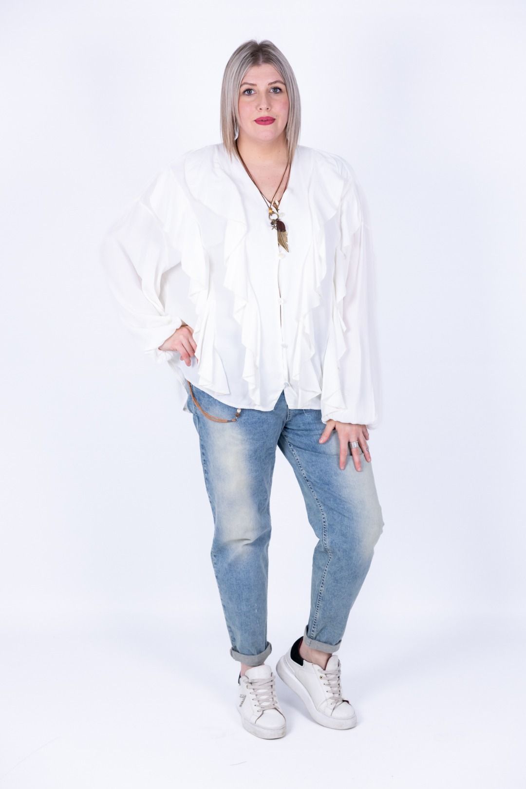 Susy Star - Camicia con rouge