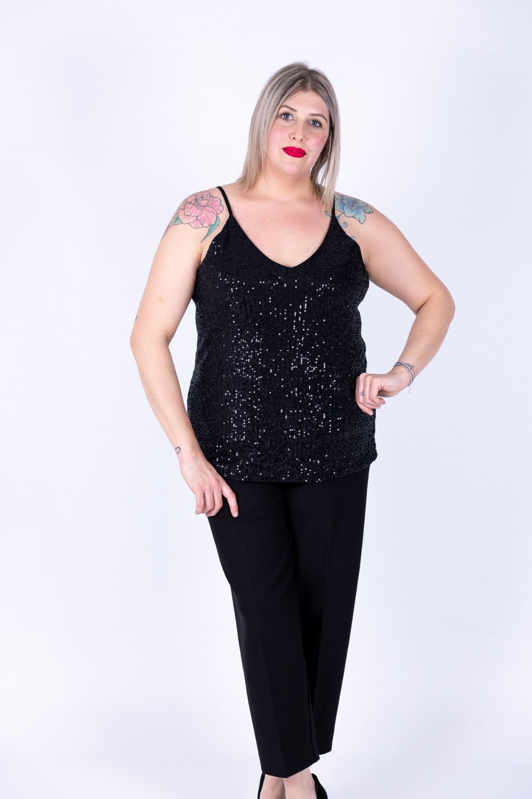 Susy Star - Top paillettes