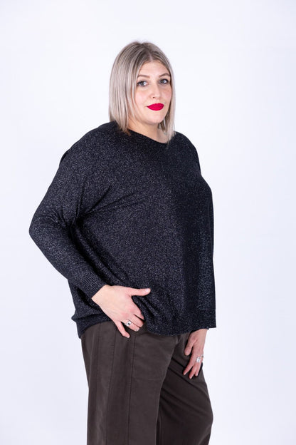 Susy Star - Maglia barca con lurex