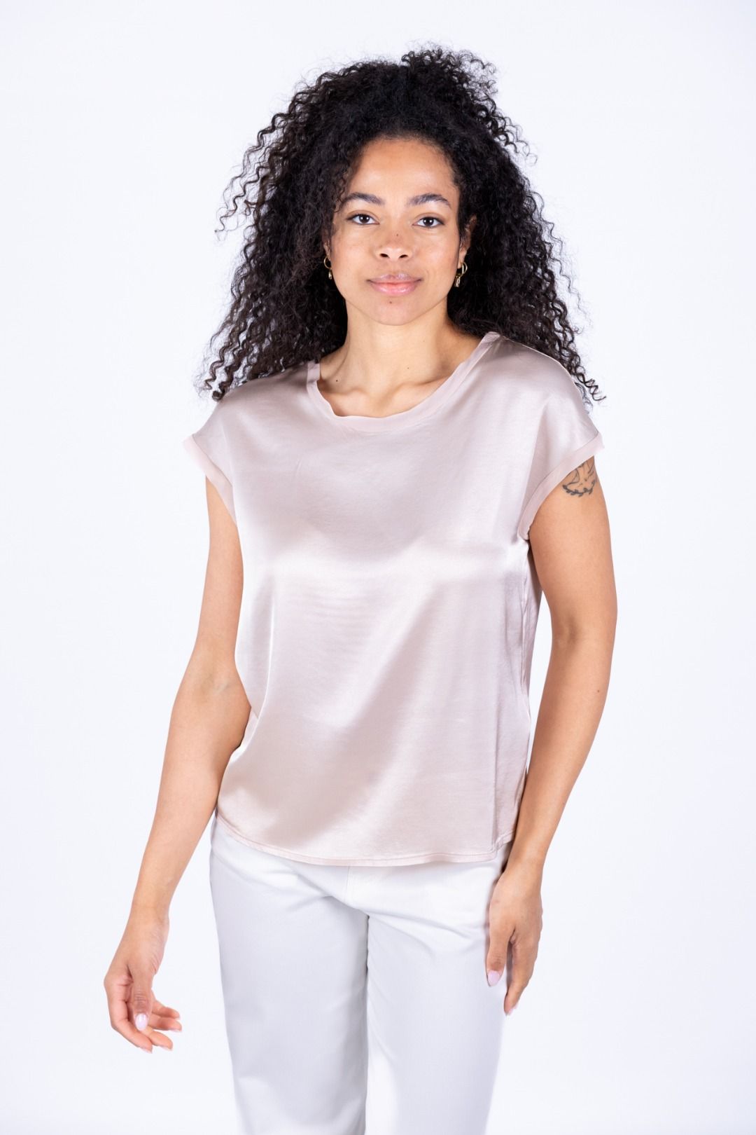 Susy Mix - Top stretch c/bordo