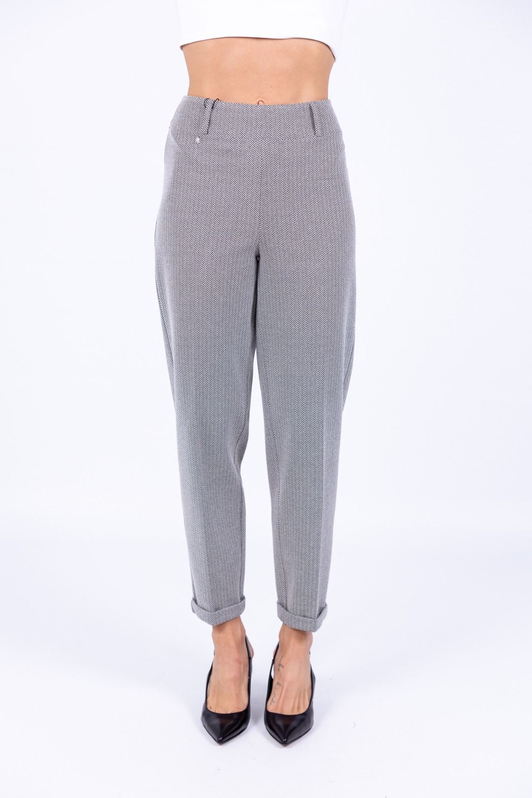 Ragno - Pantalone carrot spinato