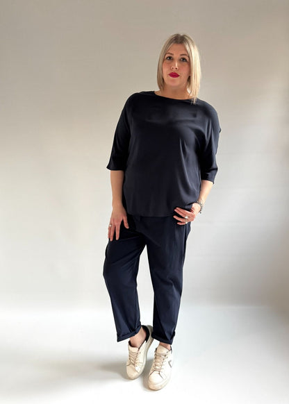 Ragno - Camicia Voile Stretch manica 3/4 Kimono C