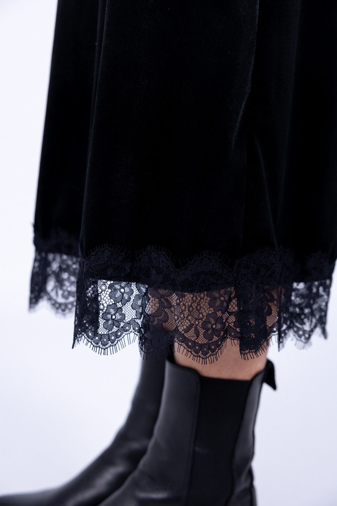 Susy Mix - Gonna ciniglia con pizzo