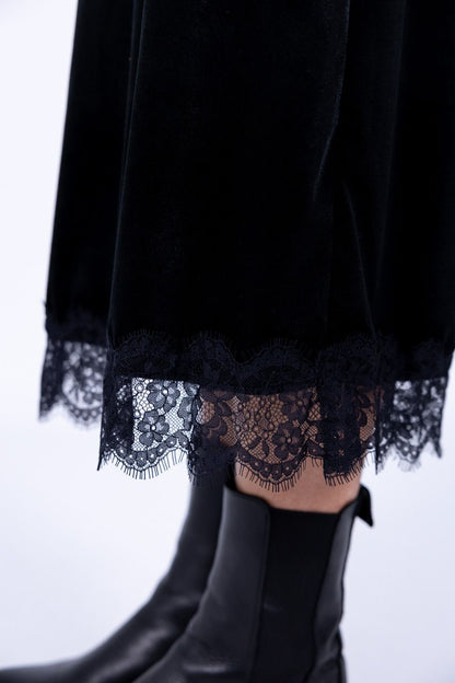 Susy Mix - Gonna ciniglia con pizzo