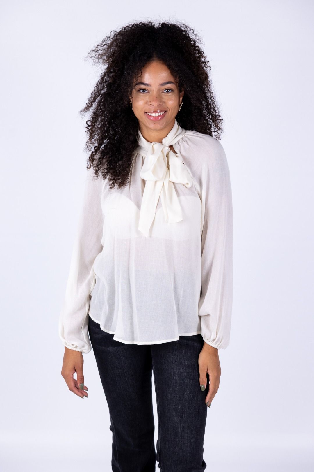 Susy Mix - Camicia con fiocco