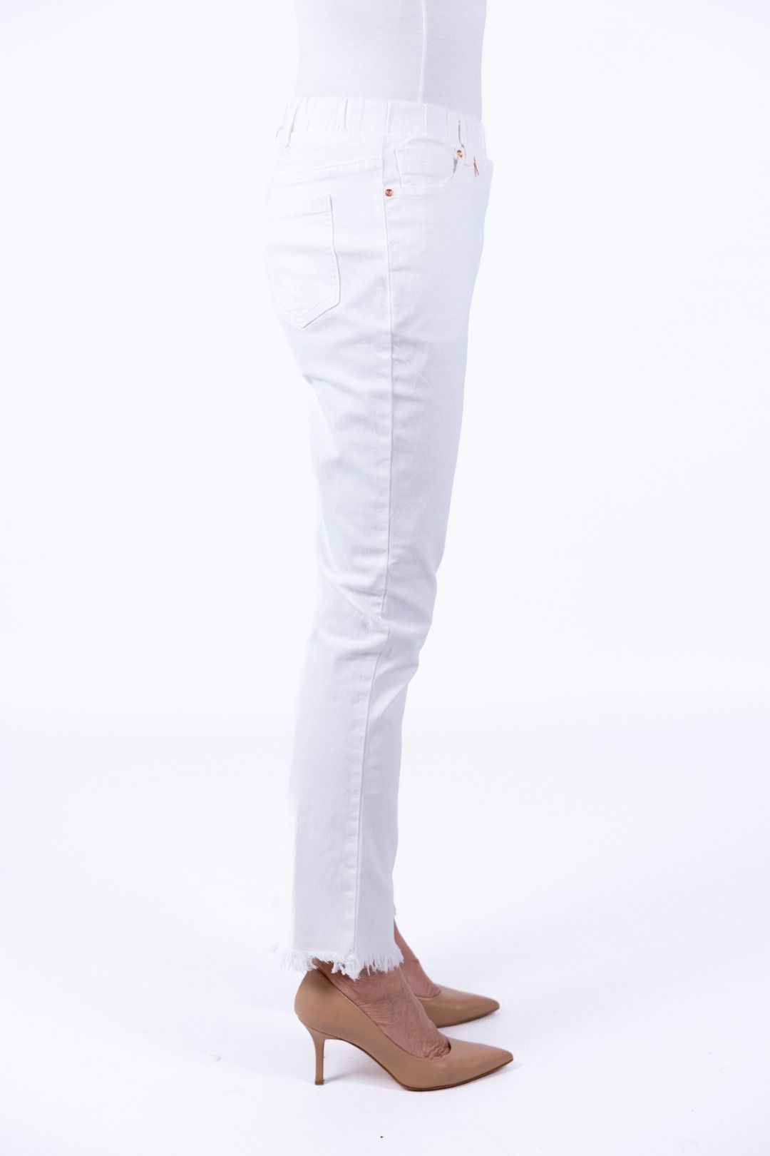 Ragno - Jeans straight pockets con frange