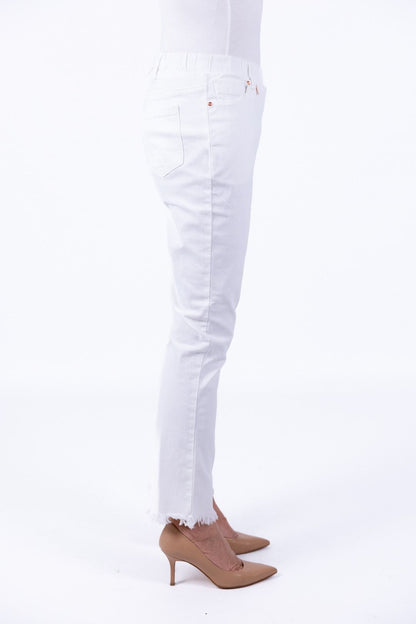 Ragno - Jeans straight pockets con frange