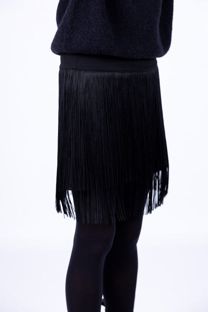 Le Streghe - Gonna Mini con frange