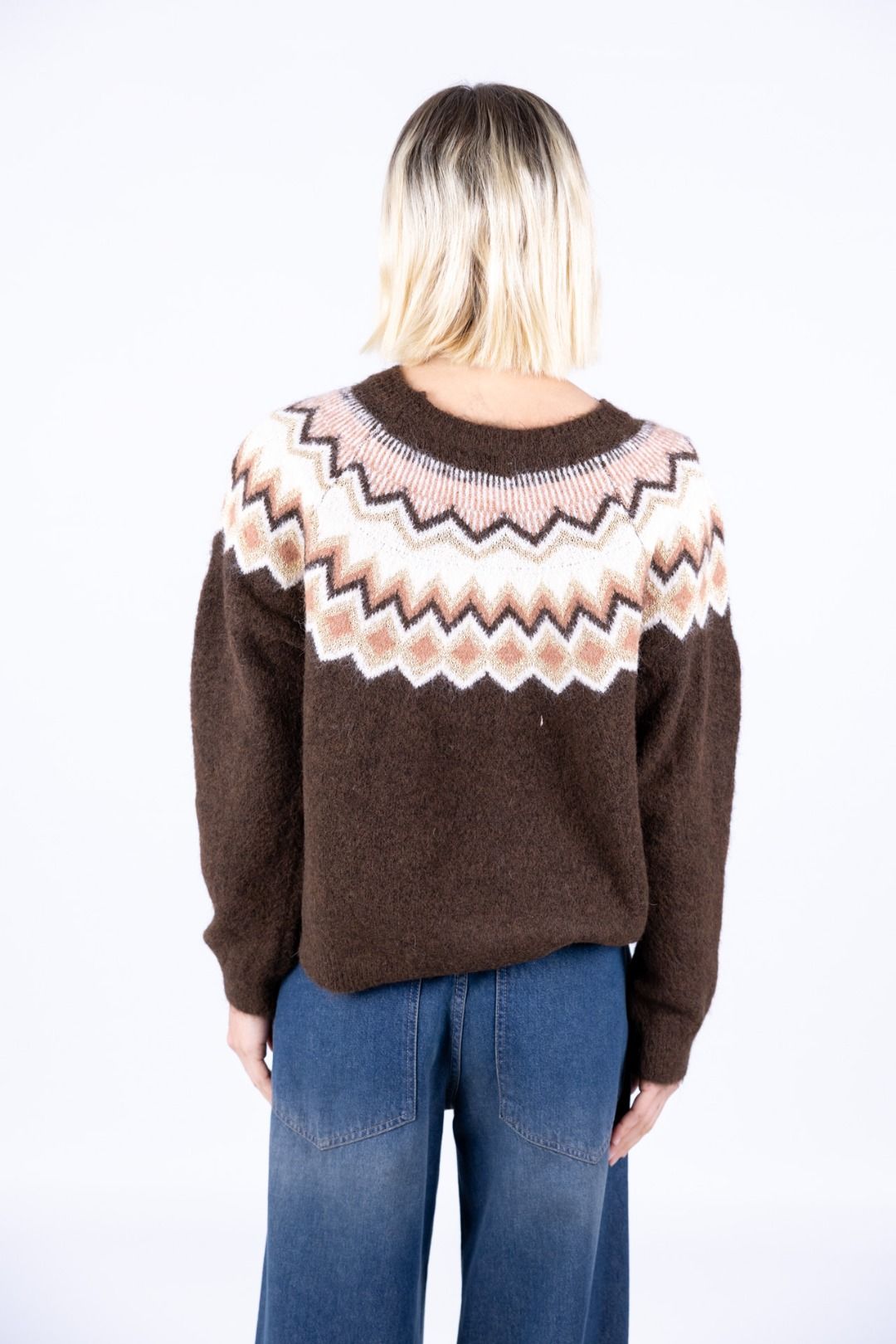 Susy Mix - Maglia jacquard lurex