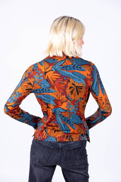 Surkana - Camicia fantasia collo smoking