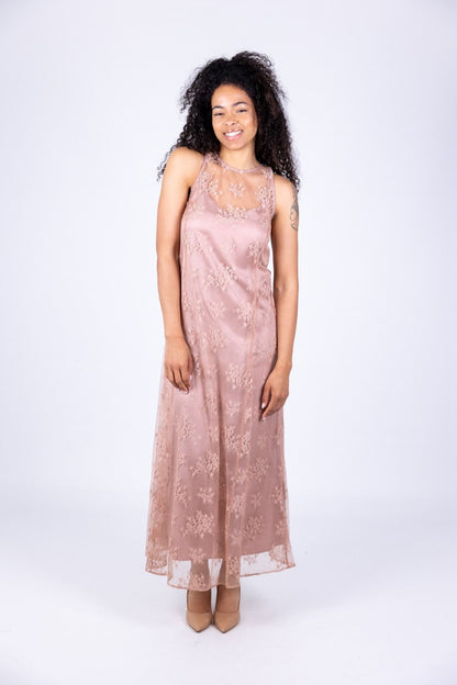 Emme - Abito pizzo rosa