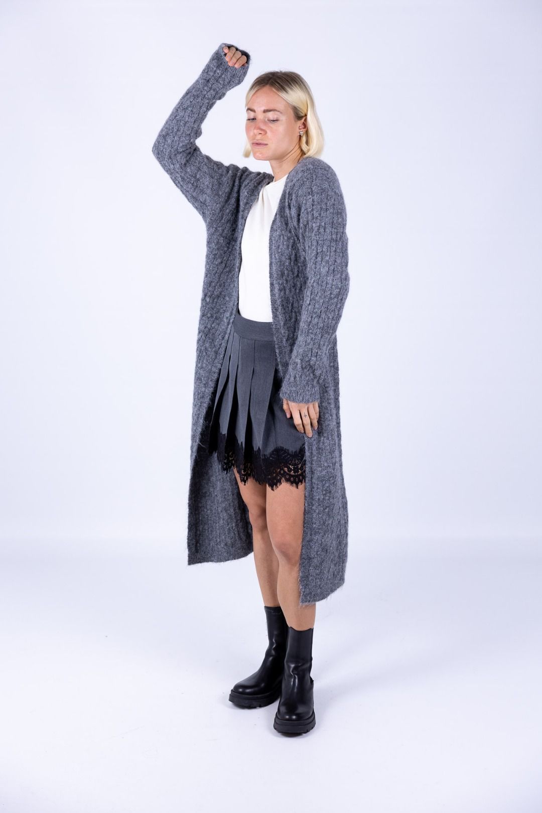 Susy Mix - Cardigan con treccia