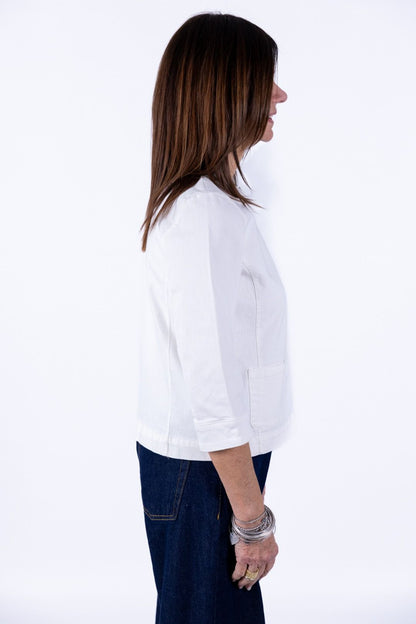 Ragno - Giacca Light Denim manica 3/4