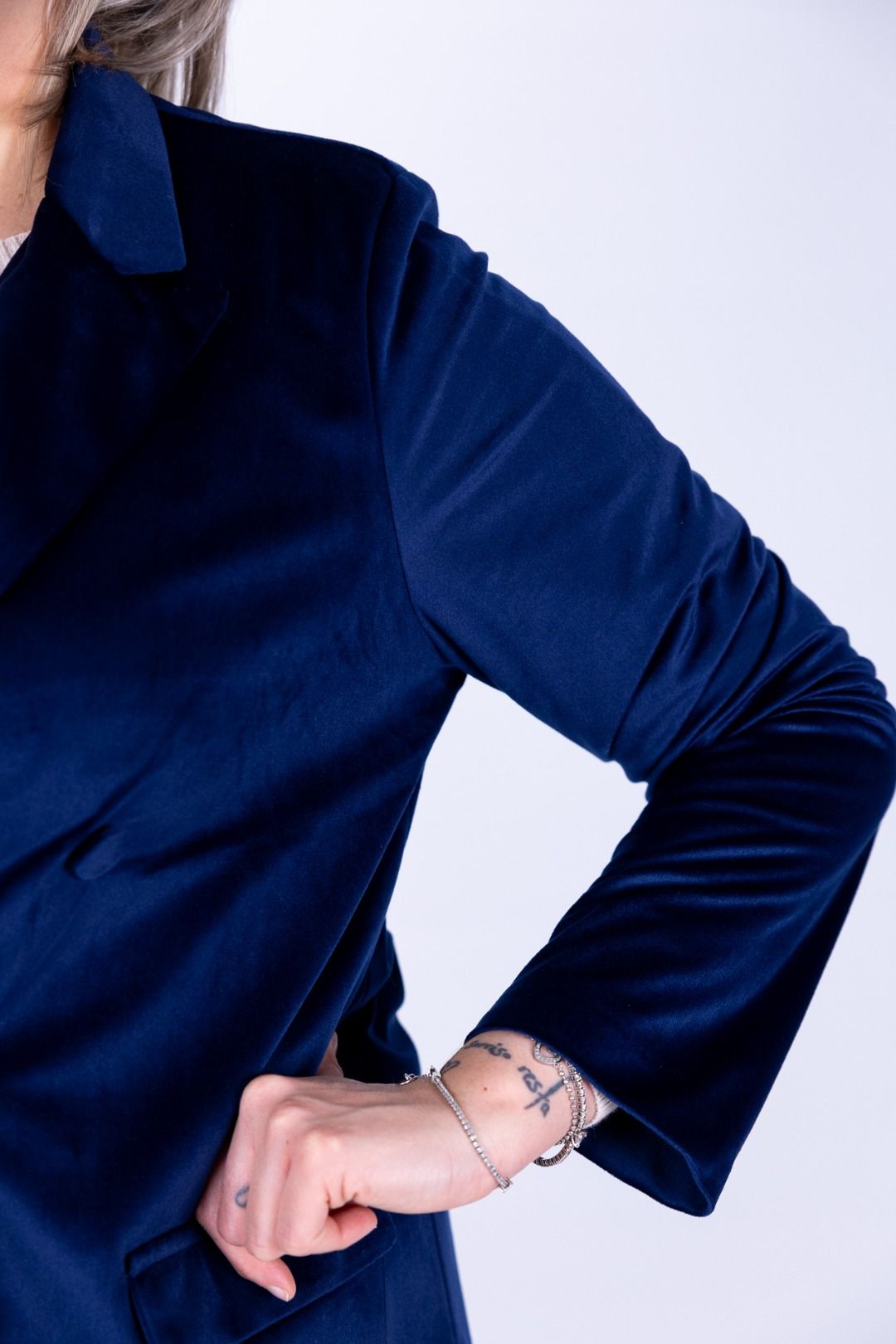 Susy Star - Giacca velluto doppio petto