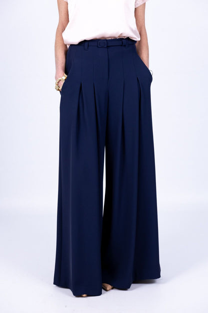Imperial - Pantalone palazzo con pence
