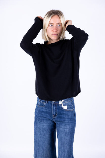 Nhoi Lab - Maglia con collo a cratere