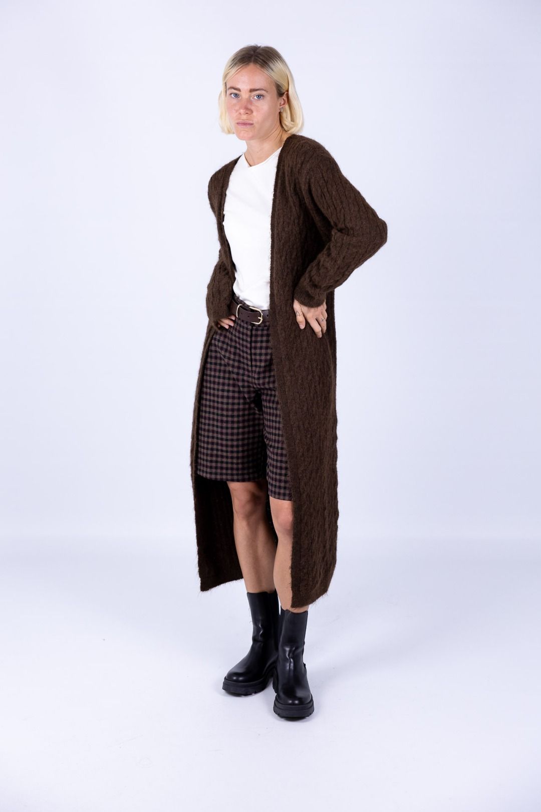Susy Mix - Cardigan con treccia