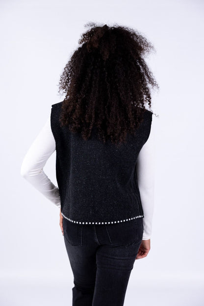 Tensione in - Gilet ricamo