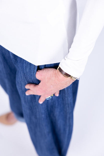 Susy Mix - T-shirt barchetta taglio vivo