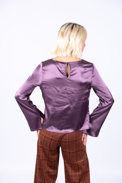 Surkana - Camicia con maniche leggermente a calla