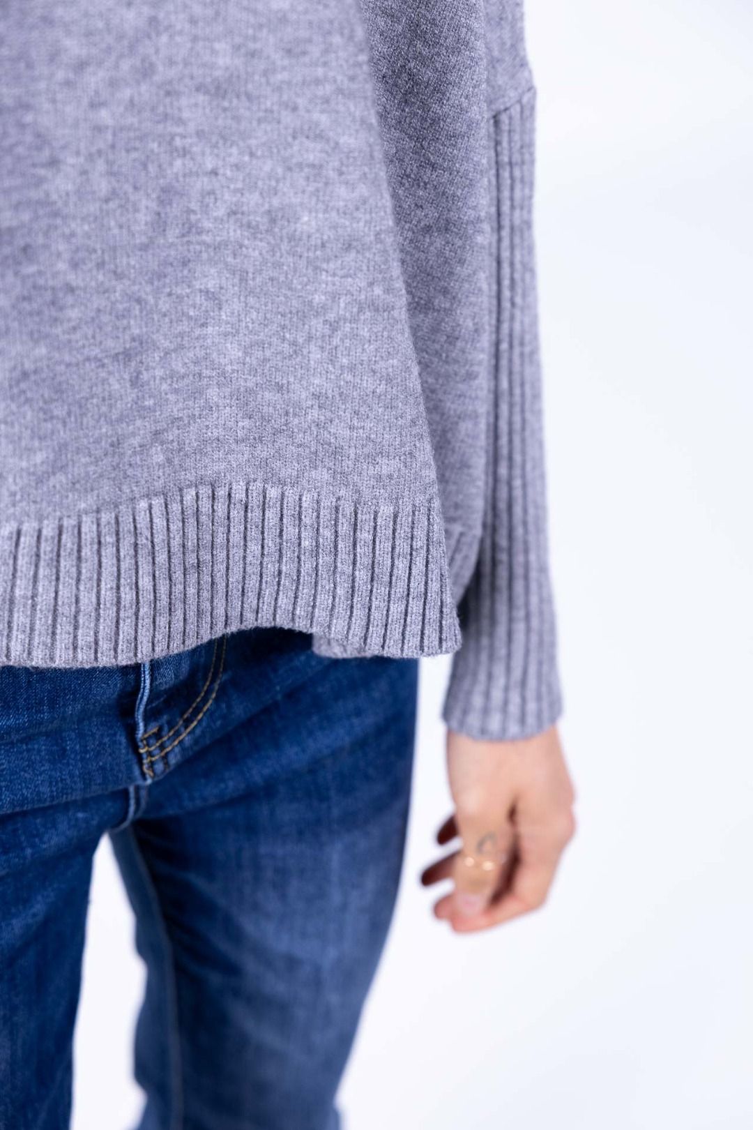 Decima Domus - Maglia collo alto manica manicotto