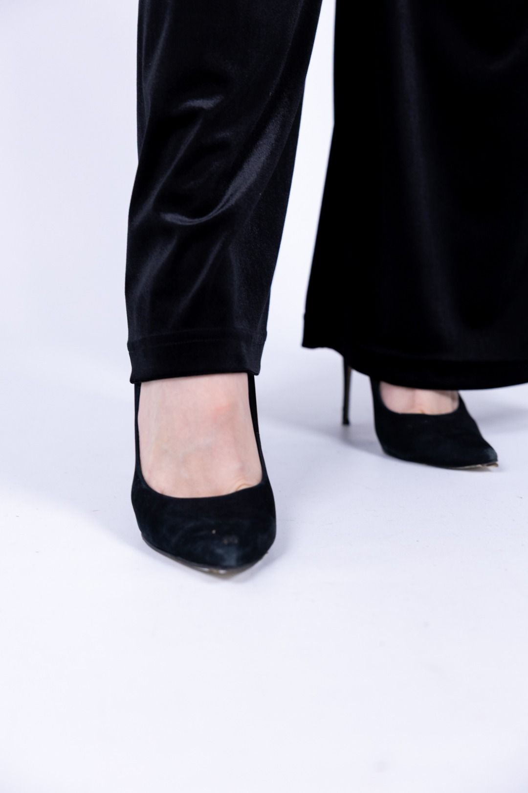 Susy Star - Pantalone palazzo in ciniglia