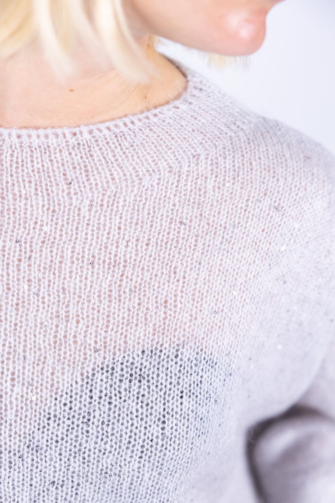 HaveOne - Poncho con paillettes