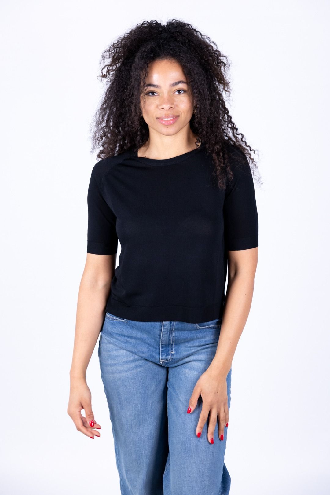 Novepuntouno - Maglia viscosa manica 3/4