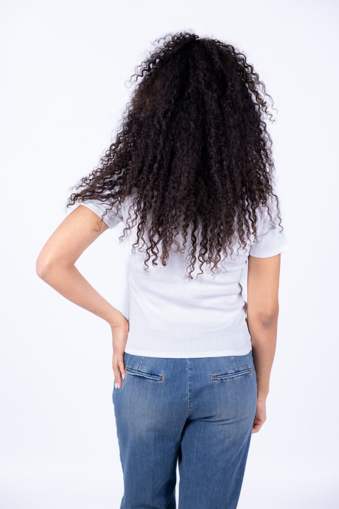 Le Streghe - T-shirt costine con bottoni